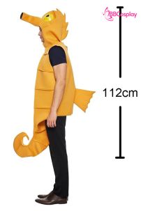 Đồ Mascot Con Cá Ngựa Vàng