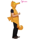 Trang Phục Mascot Con Cá Ngựa Vàng