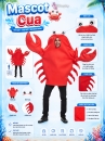 Trang Phục Mascot Con Cua Hoàng Đế Rang Me