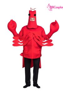 Hóa Trang Đồ Mascot Con Tôm Hùm Hấp Hành Đồ Mascot Con Tôm Hùm Hấp Hành