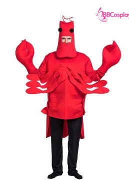 Trang Phục Mascot Con Tôm Hùm Màu Đỏ