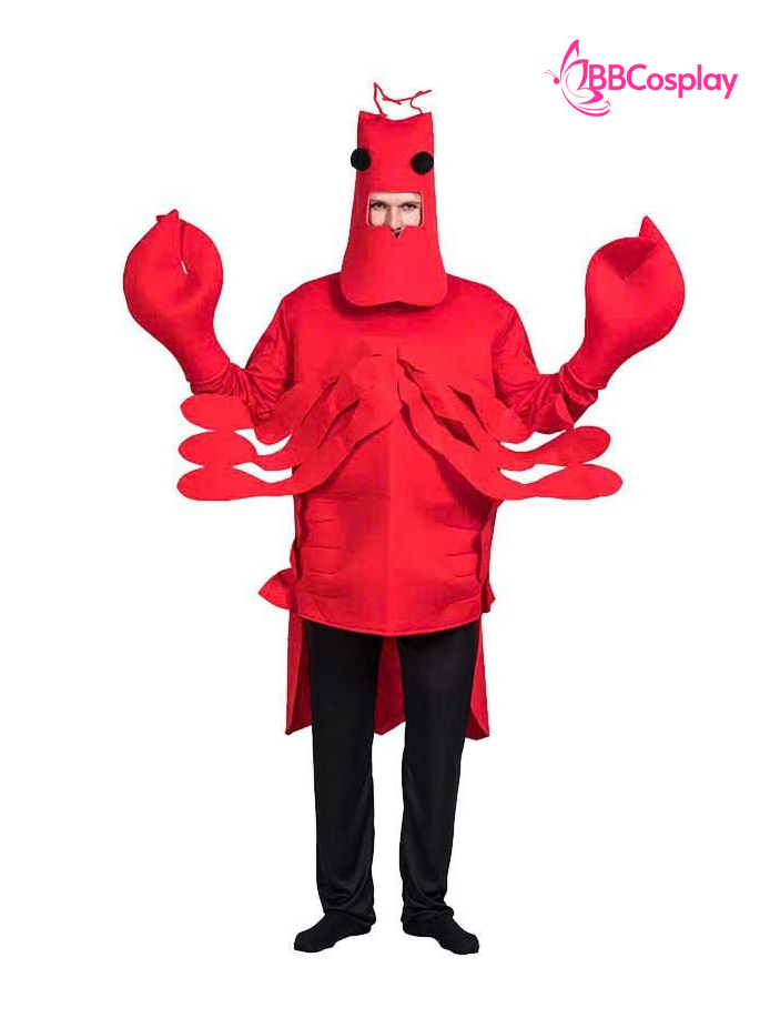 Trang Phục Mascot Con Tôm Hùm Màu Đỏ