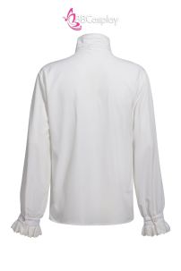 Áo Sơ Mi Châu Âu Nhúm Bèo Cổ Lớn - Áo Châu Âu