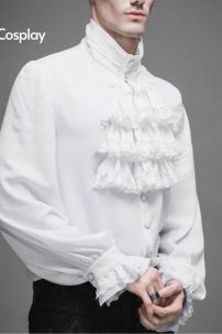 Áo Sơ Mi Châu Âu Nhúm Bèo Cổ Lớn - Áo Châu Âu