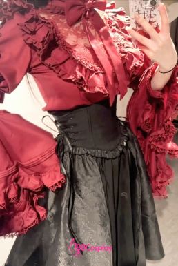 Trang Phục Nữ Tước Hoa Hồng Đen Steampunk