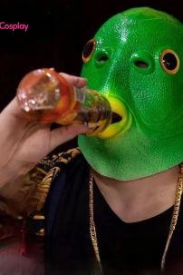 Mặt Nạ Cá Silicon - Mặt Nạ Cá Xanh