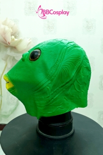 Mặt Nạ Cá Silicon - Mặt Nạ Cá Xanh Môi Vàng