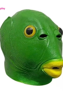 Mặt Nạ Cá Silicon - Mặt Nạ Cá Xanh