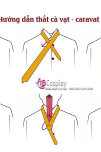 Cà Vạt Trường Phù Thuỷ Hogwarts - Godric Gryffindor (Có Logo)