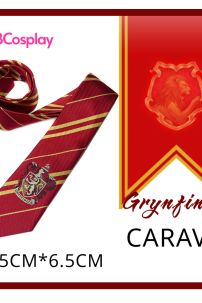 Cà Vạt Trường Phù Thuỷ Hogwarts - Godric Gryffindor (Có Logo)