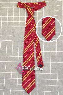 Cà Vạt Trường Phù Thuỷ Hogwarts - Godric Gryffindor (Có Logo)