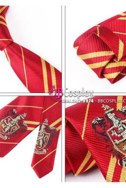 Cà Vạt Trường Phù Thuỷ Hogwarts - Godric Gryffindor (Có Logo)
