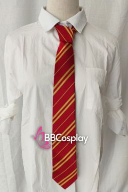 Cà Vạt Trường Phù Thuỷ Hogwarts - Godric Gryffindor (Có Logo)