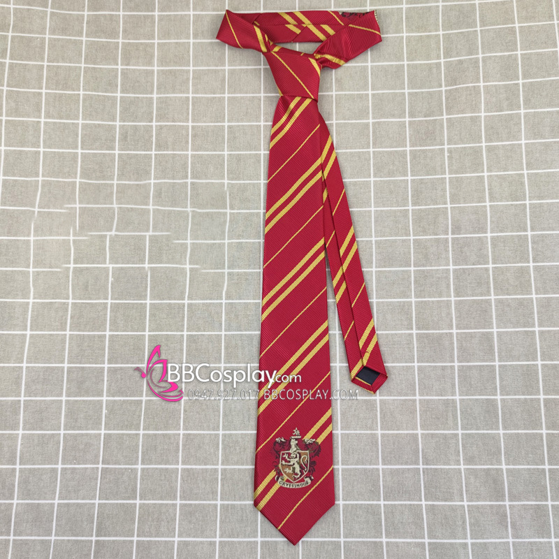 Cà Vạt Trường Phù Thuỷ Hogwarts - Godric Gryffindor (Không Logo)