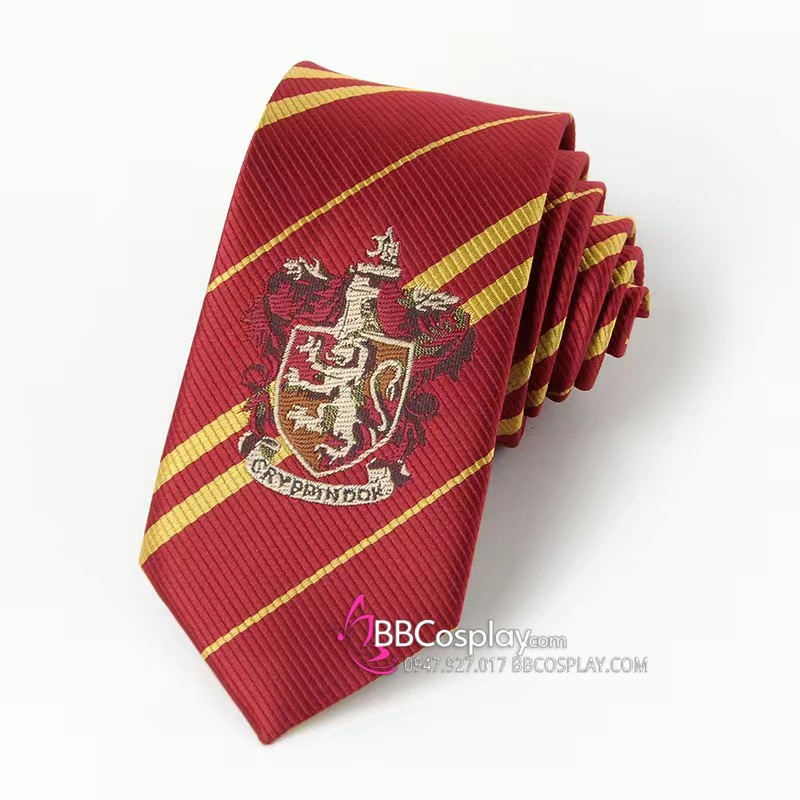 Cà Vạt Trường Phù Thuỷ Hogwarts - Godric Gryffindor (Không Logo)