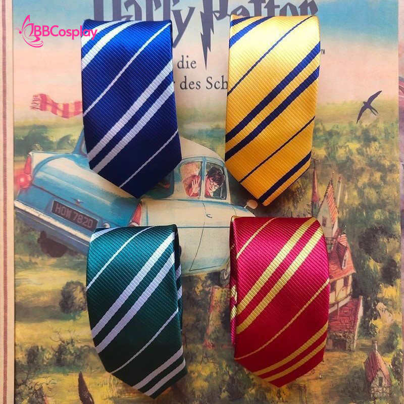 Cà Vạt Trường Phù Thuỷ Hogwarts - Godric Gryffindor (Không Logo)