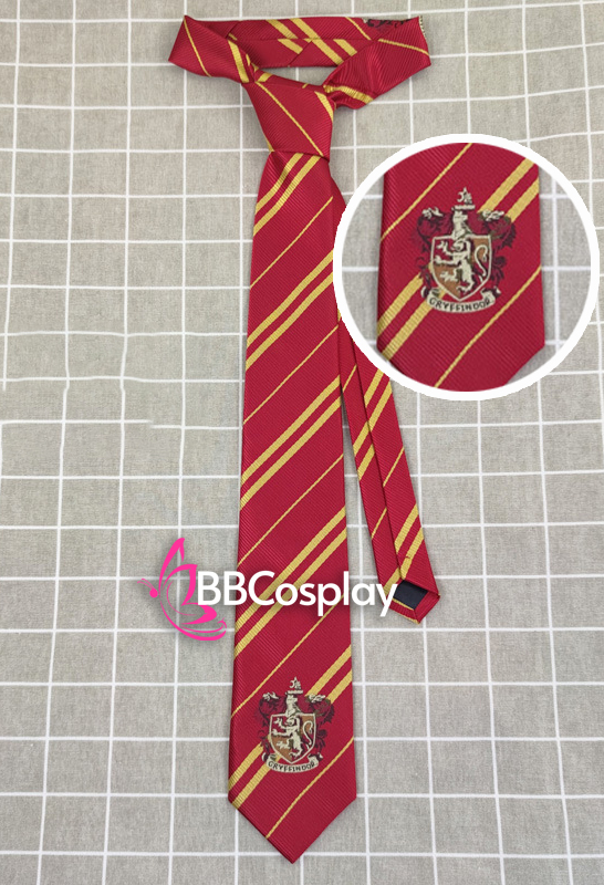 Cà Vạt Trường Phù Thuỷ Hogwarts - Godric Gryffindor (Không Logo)