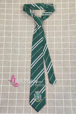 Cà Vạt Trường Phù Thuỷ Hogwarts -  Salazar Slytherin (Không Logo)