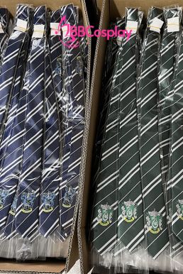 Cà Vạt Trường Phù Thuỷ Hogwarts -  Salazar Slytherin (Không Logo)