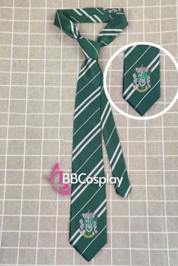 Cà Vạt Trường Phù Thuỷ Hogwarts -  Salazar Slytherin (Không Logo)