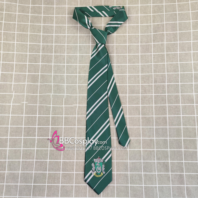 Cà Vạt Trường Phù Thuỷ Hogwarts -  Salazar Slytherin (Không Logo)