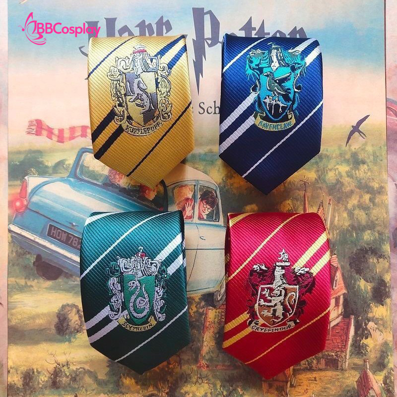 Cà Vạt Trường Phù Thuỷ Hogwarts -  Salazar Slytherin (Không Logo)