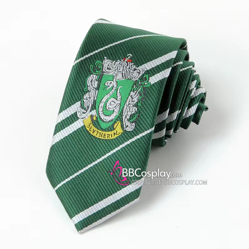 Cà Vạt Trường Phù Thuỷ Hogwarts -  Salazar Slytherin (Không Logo)