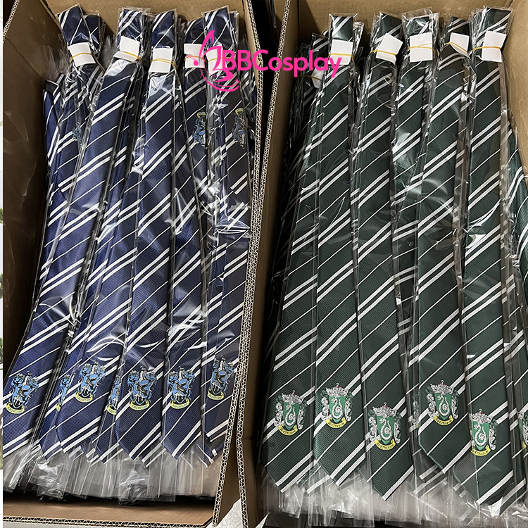 Cà Vạt Trường Phù Thuỷ Hogwarts -  Salazar Slytherin (Không Logo)