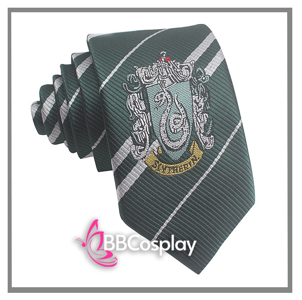 Cà Vạt Trường Phù Thuỷ Hogwarts -  Salazar Slytherin (Không Logo)