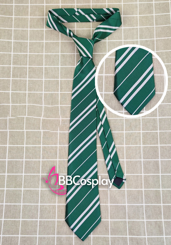 Cà Vạt Trường Phù Thuỷ Hogwarts -  Salazar Slytherin (Không Logo)