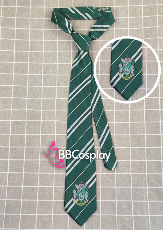 Cà Vạt Trường Phù Thuỷ Hogwarts -  Salazar Slytherin (Không Logo)