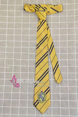 Cà Vạt Trường Phù Thuỷ Hogwarts - Helga Hufflepuff (Có Logo)