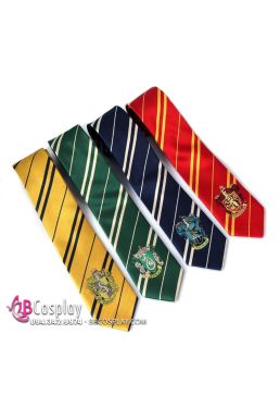 Cà Vạt Trường Phù Thuỷ Hogwarts - Helga Hufflepuff (Có Logo)