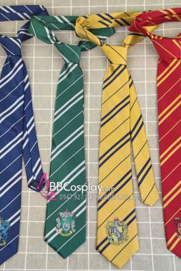 Cà Vạt Trường Phù Thuỷ Hogwarts - Helga Hufflepuff (Có Logo)