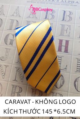 Cà Vạt Trường Phù Thuỷ Hogwarts - Helga Hufflepuff (Có Logo)