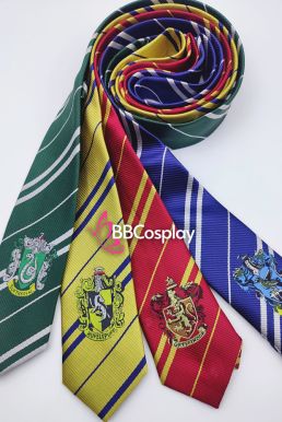 Cà Vạt Trường Phù Thuỷ Hogwarts - Helga Hufflepuff (Có Logo)