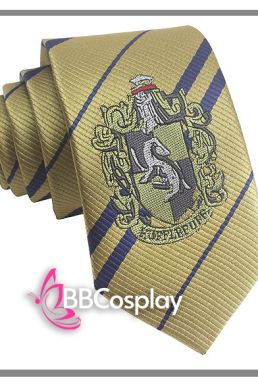 Cà Vạt Trường Phù Thuỷ Hogwarts - Helga Hufflepuff (Có Logo)