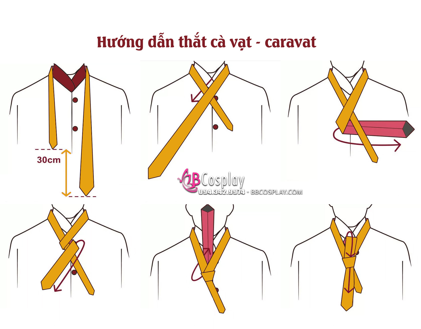 Cà Vạt Trường Phù Thuỷ Hogwarts - Helga Hufflepuff (Có Logo)