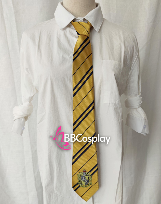 Cà Vạt Trường Phù Thuỷ Hogwarts - Helga Hufflepuff (Có Logo)