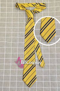 Cà Vạt Trường Phù Thuỷ Hogwarts - Helga Hufflepuff (Không Logo)