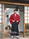 Trang Phục Samurai Áo Đỏ Quần Đen - HÀNG MAY