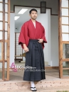Trang Phục Samurai Áo Đỏ Quần Đen - HÀNG MAY