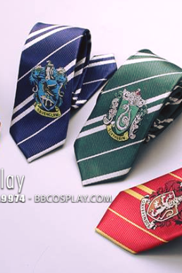 Cà Vạt Trường Phù Thuỷ Hogwarts - Rowena Ravenclaw (Có Logo)