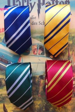 Cà Vạt Trường Phù Thuỷ Hogwarts - Rowena Ravenclaw (Có Logo)