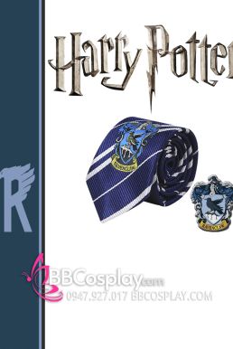 Cà Vạt Trường Phù Thuỷ Hogwarts - Rowena Ravenclaw (Không Logo)