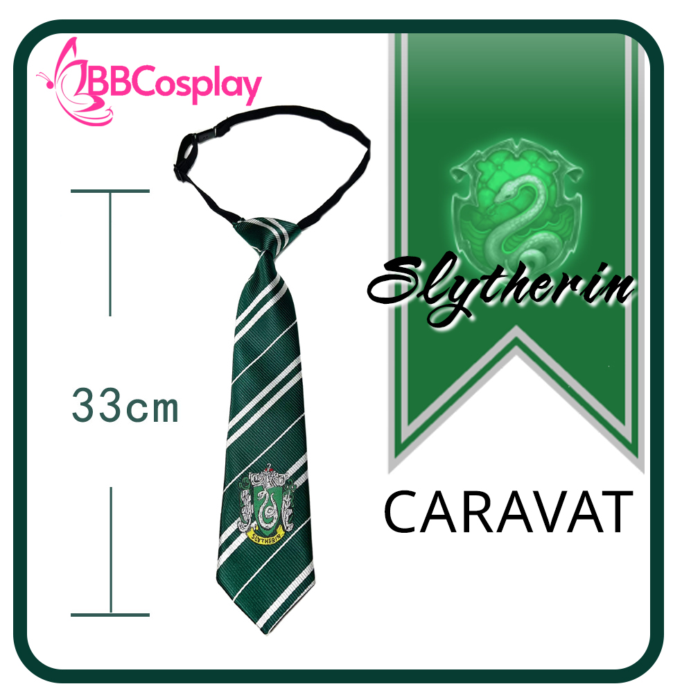 Cà Vạt Harry Potter Thắt Sẵn - Salazar Slytherin