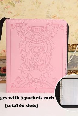 Clow Book - Bìa Đựng Bài Sakura Cao Cấp - Album Đựng Thẻ Bài Độc Quyền