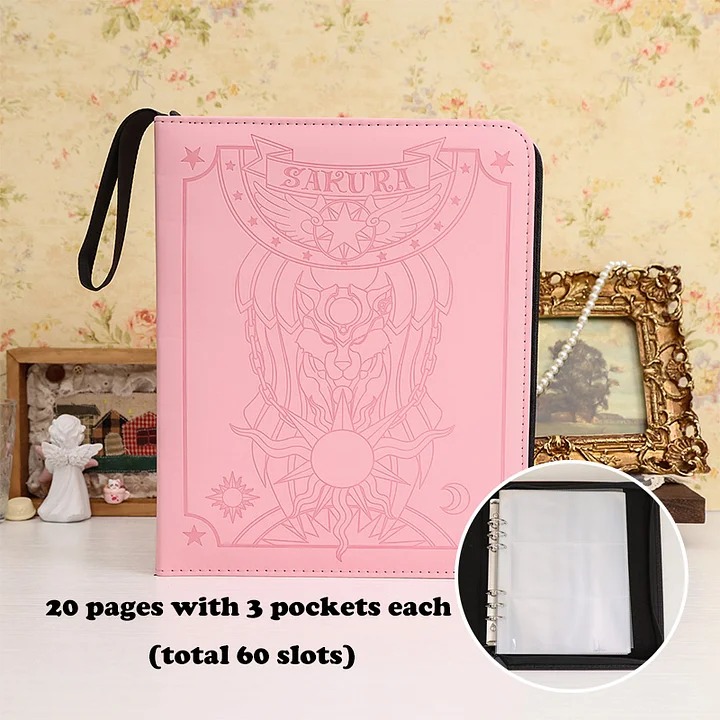 Clow Book - Bìa Đựng Bài Sakura Cao Cấp - Album Đựng Thẻ Bài Độc Quyền