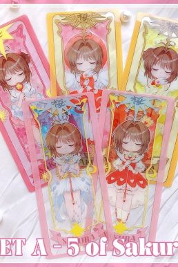 Set Thẻ Bài Sakura Trong Suốt Đủ Màu - Bộ Sưu Tập Ma Thuật Đặc Biệt
