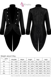 Áo Vest Châu Âu Đuôi Tôm Đen Vải Gấm Xốp Viền Cổ Nhung